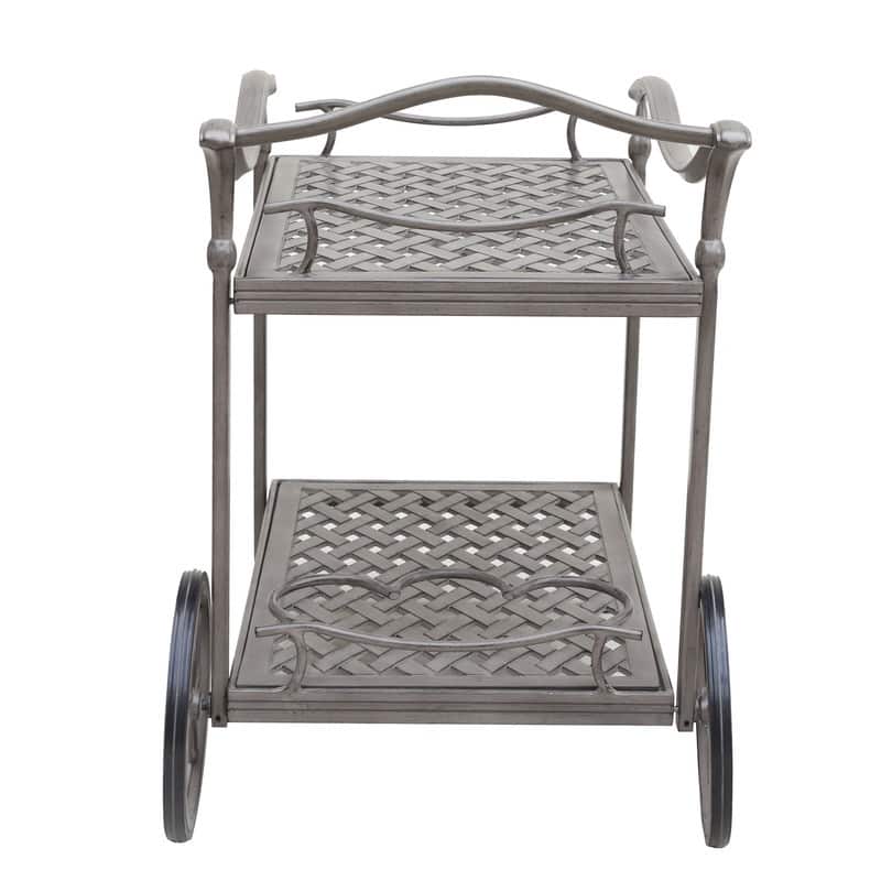 Ventura Cast Aluminum Tea Cart