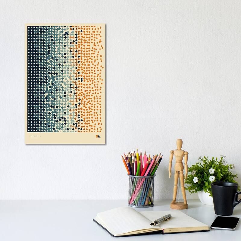 iCanvas "Entropy" by 2046 Design Canvas Print - 12x8x0.75