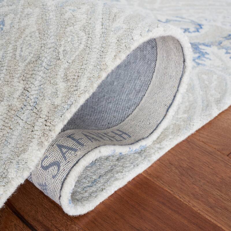 SAFAVIEH Handmade Micro-Loop Doinita Modern Wool Rug
