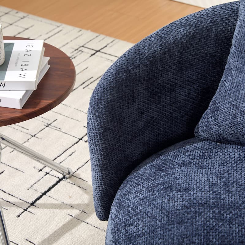 30"W Modern Upholstered Armchair,Accent Chair with a Pillow