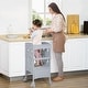 preview thumbnail 23 of 25, Qaba Kids Step Stool Folding Design, Bed Step Stool - 22" L x 22" W x 36.5" H