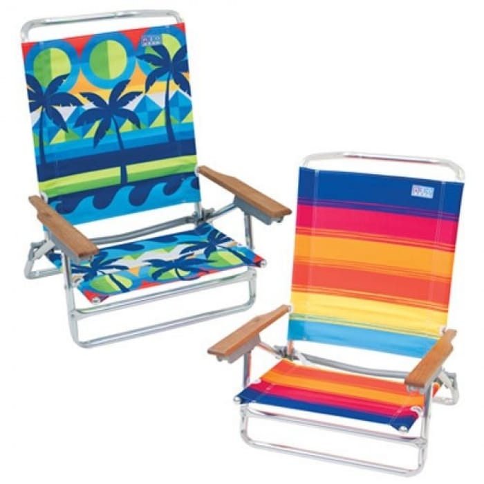 Rio Brands SC590C TS Deluxe 5 Position Aluminum Frame Lay Flat