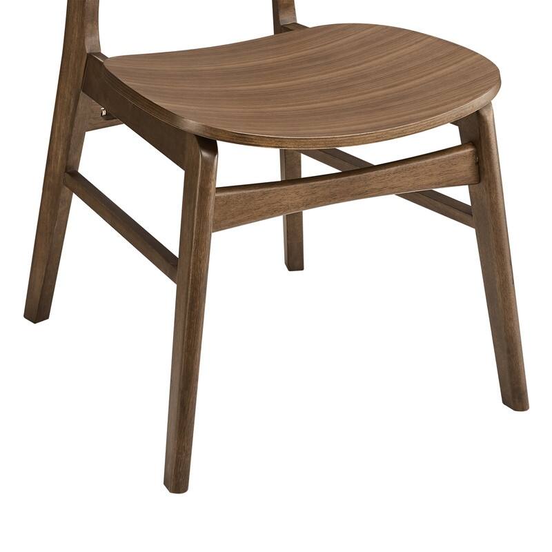 Spruce & Spring Modern Farmhouse Dining Chair with Ergonomic Bentwood Back