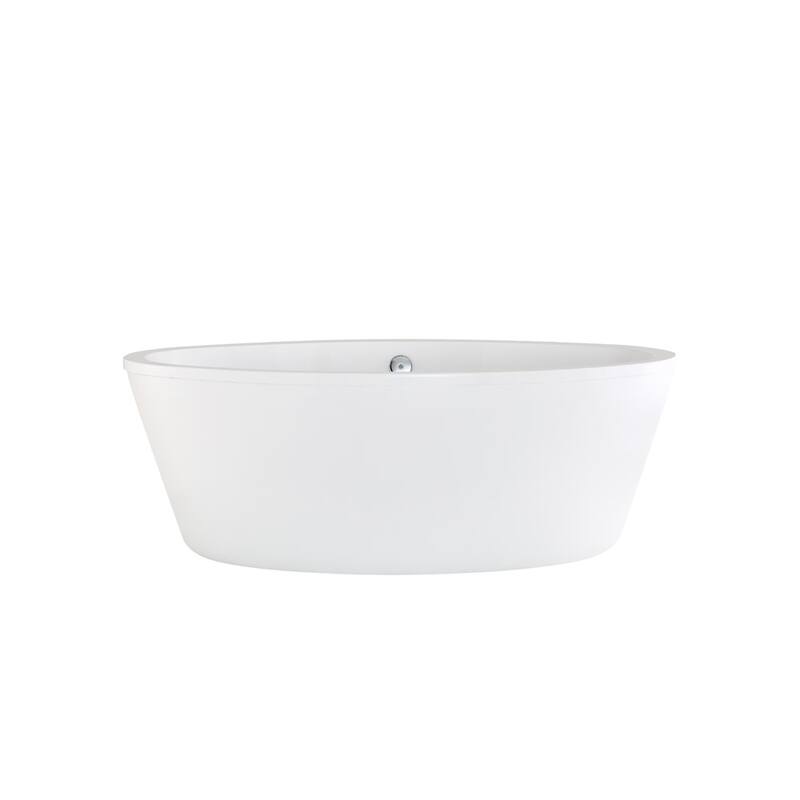 Ove Decors 15BTU-BETS67-MO Betsy 67" Free Standing Acrylic Soaking Tub - White Acrylic