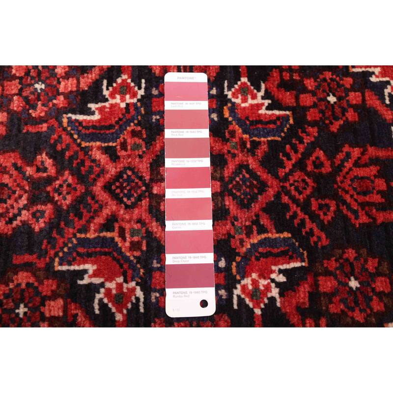 ECARPETGALLERY Hand-knotted Andelz Red Wool Rug - 2'8 x 12'6