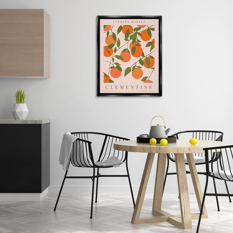 Stupell Clementine Gallery Print Framed Floater Canvas Wall Art Design By Kamdon Kreations