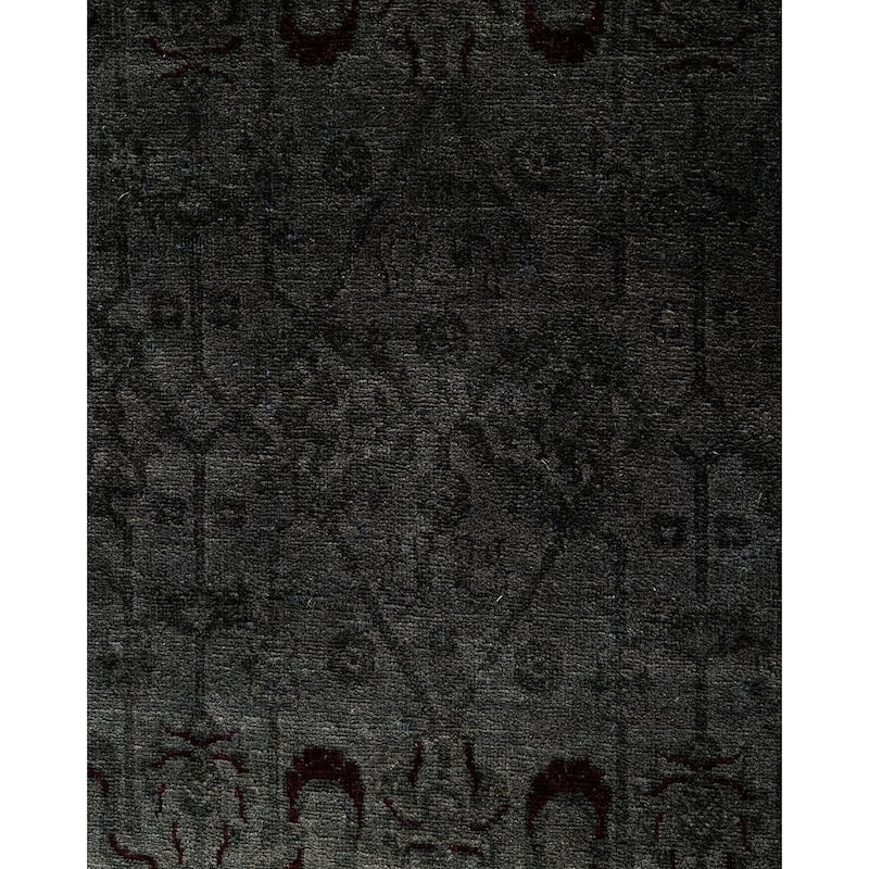 Contemporary Overdyed Wool Hand Knotted Area Rug - 5' 2" x 7' 10"