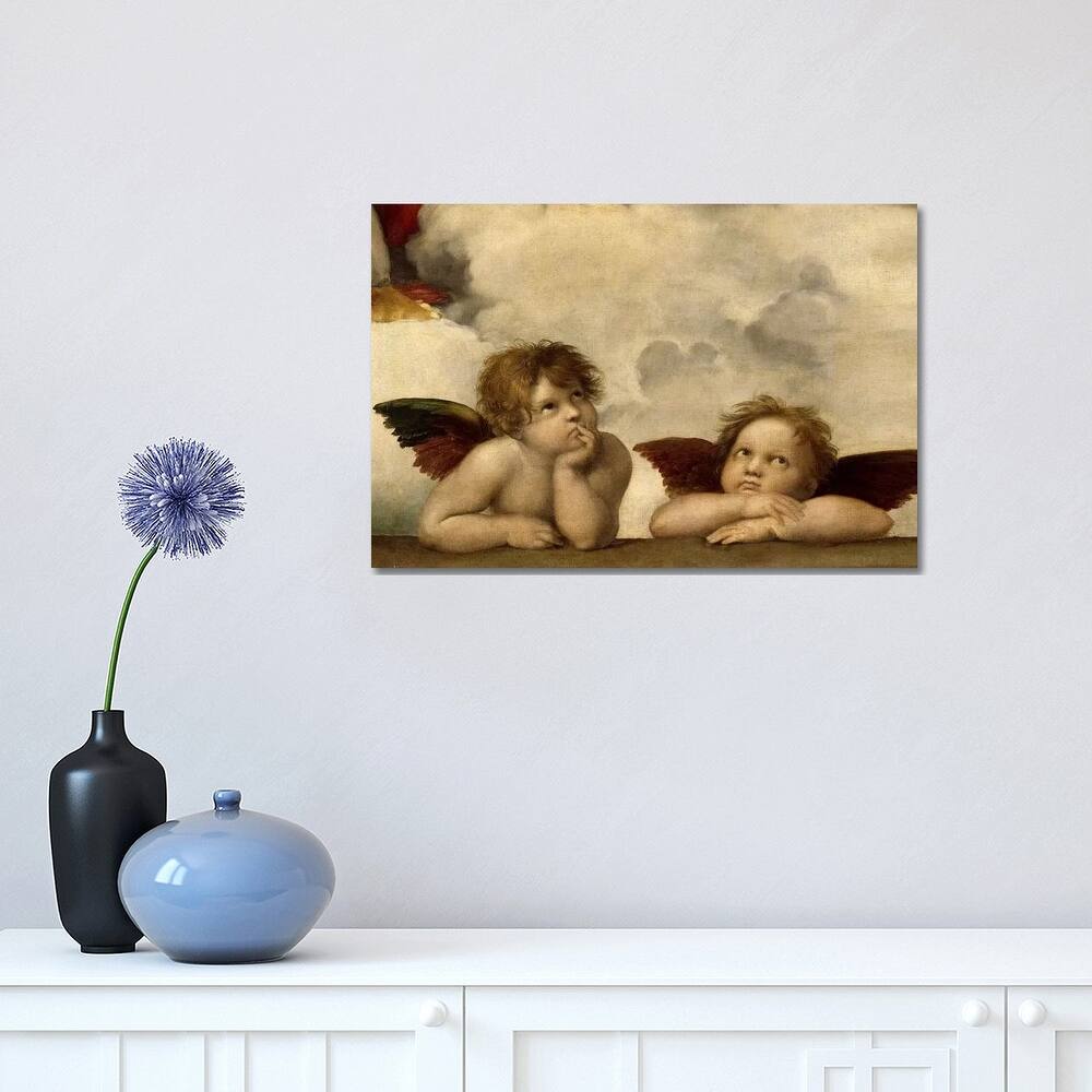 iCanvas "The Two Angels" by Raphael Canvas Print