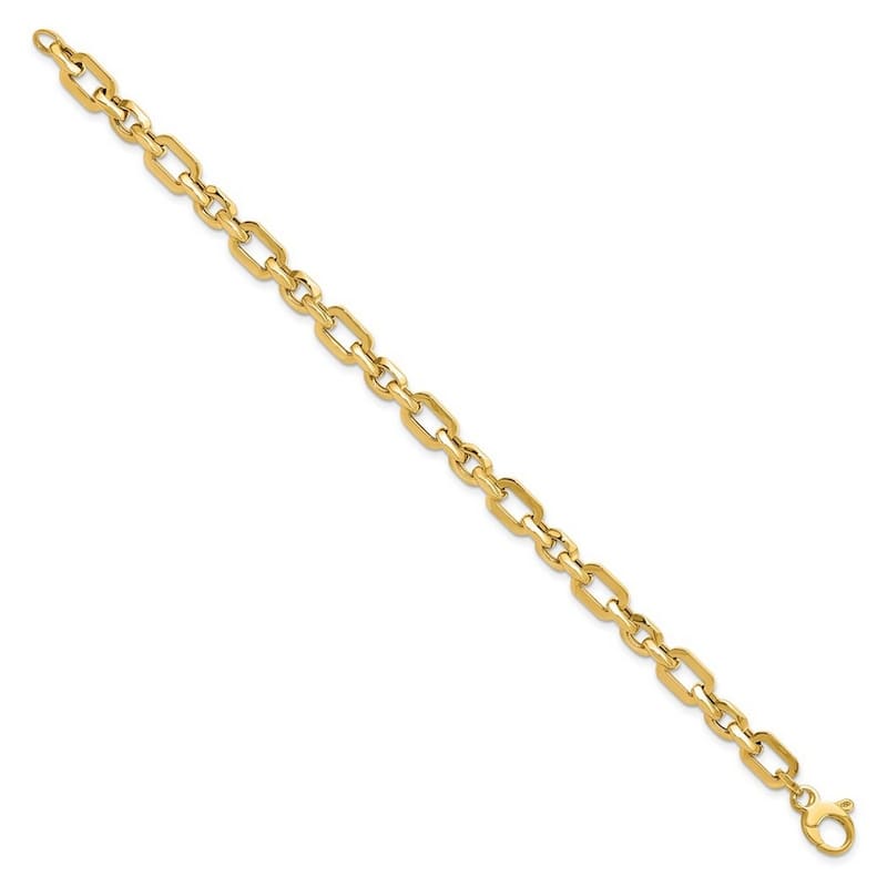 Curata 14k Gold Polished Bracelet 7.5 Inch