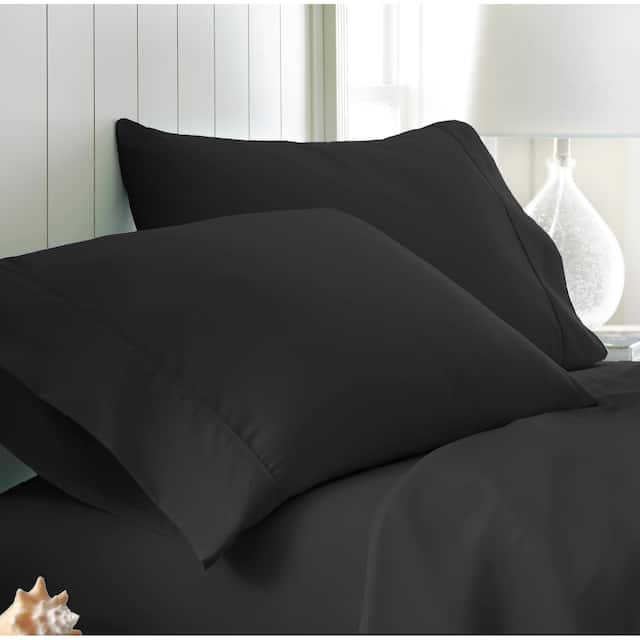 Becky Cameron Premium Ultra Soft 2-piece Microfiber Pillowcase Set - Standard - Black