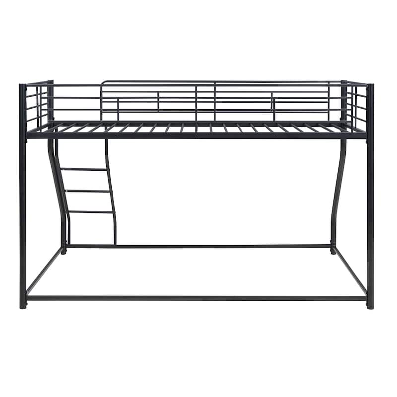 Steel Bunk Bed with Ladder and Guardrail