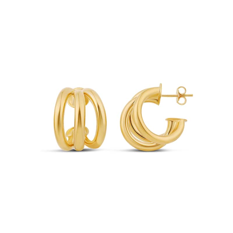 SHYMI Claw Hoop Earrings - Gold