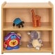 preview thumbnail 1 of 4, Tot Mate Laminate Toddler Storage Shelf - 24" x 15" x 23 1/2" Maple - Assembled