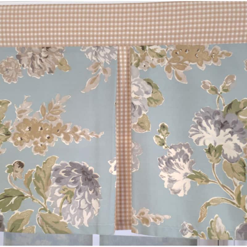 RLF Home Floral Essence Pleated Valance