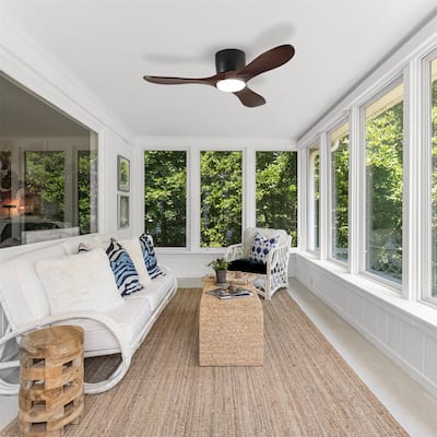 42-inch Ceiling Fan with Light and Remote Control, Reversible DC Motor