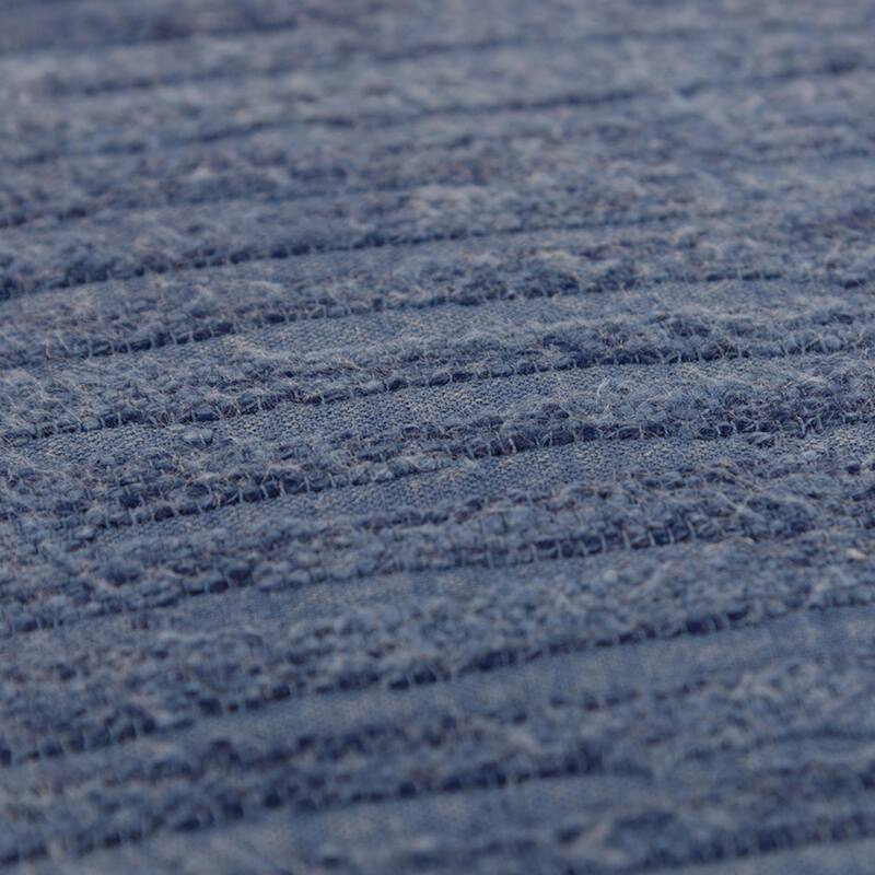 Solid With Tonal Abstract Cotton Pillow Cover