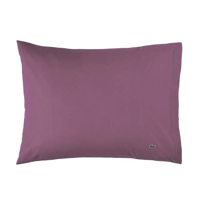 Lacoste Percale Cotton Solid Sheet Set
