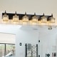 preview thumbnail 55 of 182, 2/3/4-Light Modern Bathroom Crystal Vanity Light Wall Sconces 43.3 - Black Gold