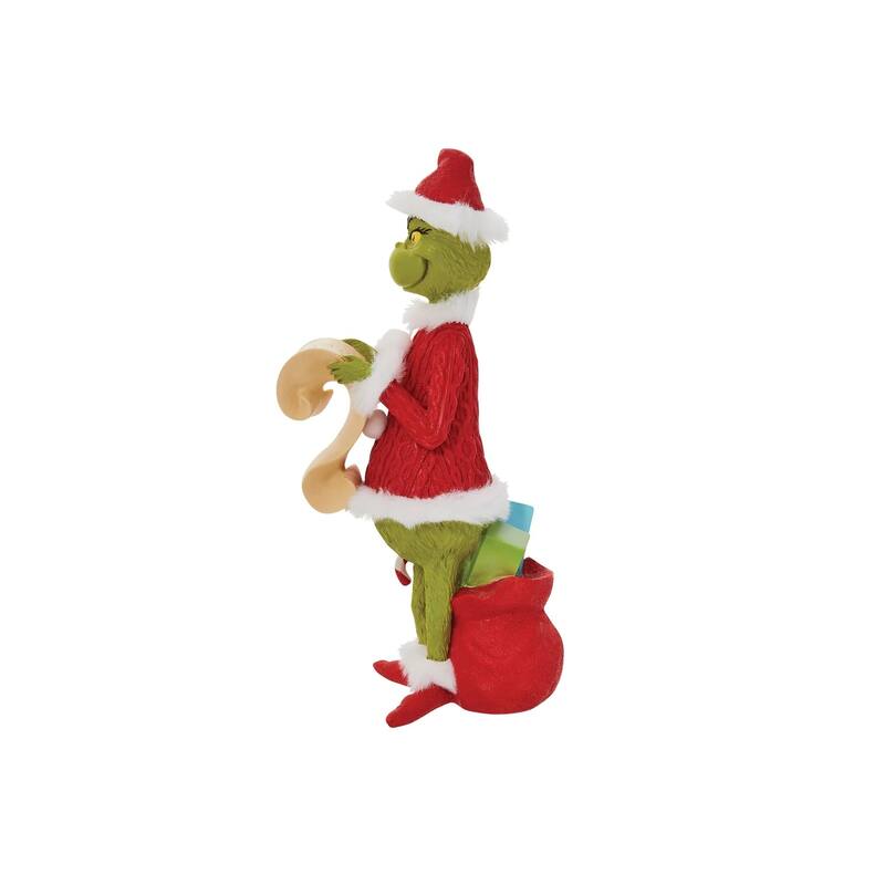 Department 56 Dr Seuss Grinch Checking His List Christmas Figure