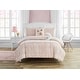 preview thumbnail 2 of 5, Celestial Princess Pink Ultra Soft Microfiber Comforter Set with Moon Pillow