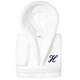 preview thumbnail 87 of 100, Sweet Kids 100% Polyester SUPER PLUSH Double Brushed Hooded Bathrobe with Navy Script Monogram H - Large