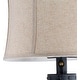 preview thumbnail 4 of 4, Teagan Indoor/ Outdoor Faux Wicker Table Lamp - 29"H x 16"W x 16"D