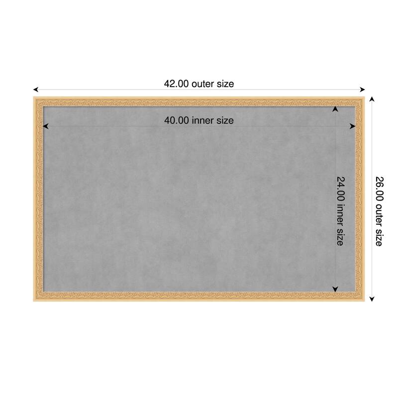 Amanti Art Bethany Black Framed - 42 x 26 in - Bethany Gold