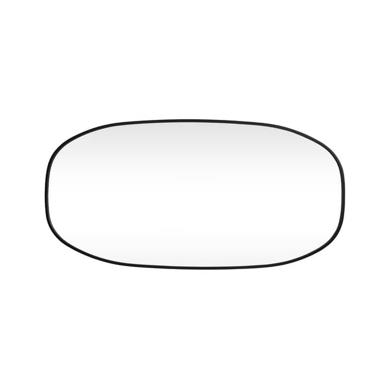 Indigo Home Metal Frame Oval Mirror 24x48 Inch