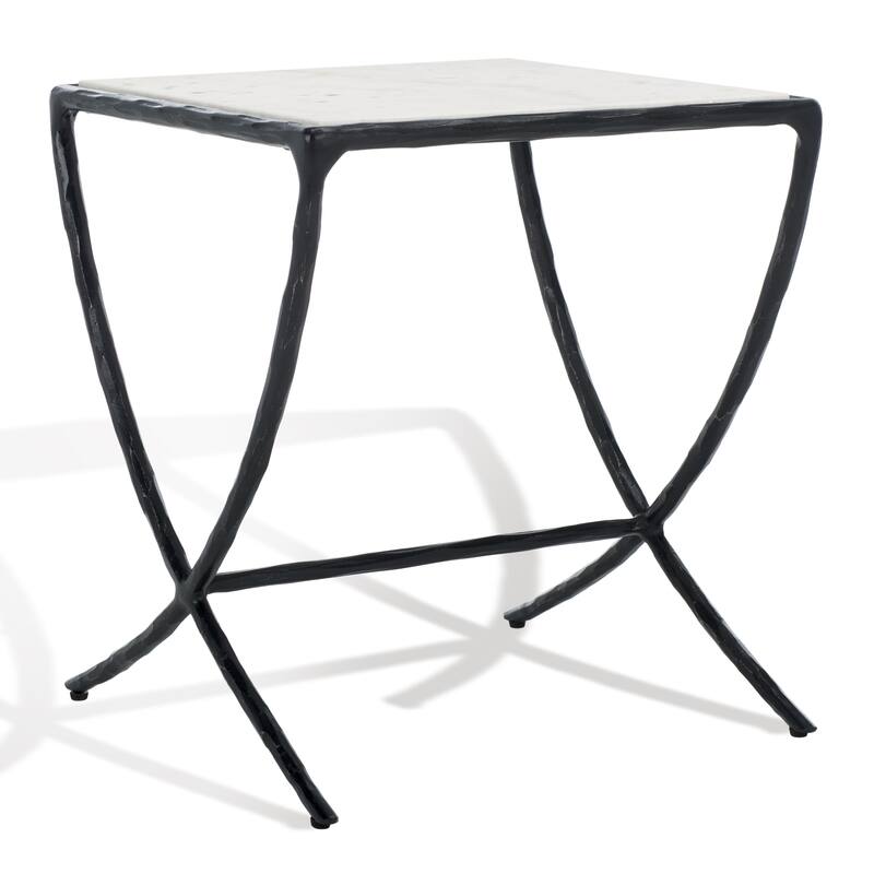 SAFAVIEH Couture Debbie Squareuare Metal Accent Table - 18Wx18Dx20H