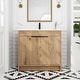 preview thumbnail 20 of 54, BNK 24''/30''/36'' Bathroom Vanity With Sink, Freestanding Bathroom Vanity with 2 Soft Close Doors and 1 Shelf Imitative Oak - 36''W