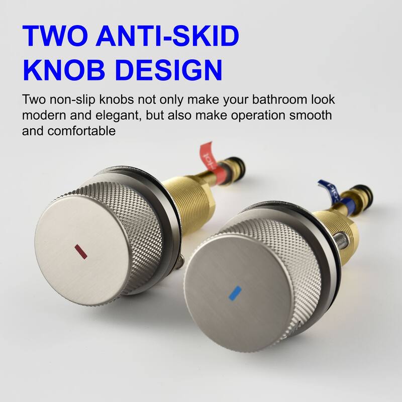 3 Holes 8 Inch Widespread Tub Faucet Waterfall Swivel Spout Bathtub Faucets with Two Handles Tub Fillers with CUPC Supply Hoses