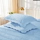 preview thumbnail 34 of 39, MarCielo 2-Piece 100% Cotton Embroidered Quilted Pillow Shams