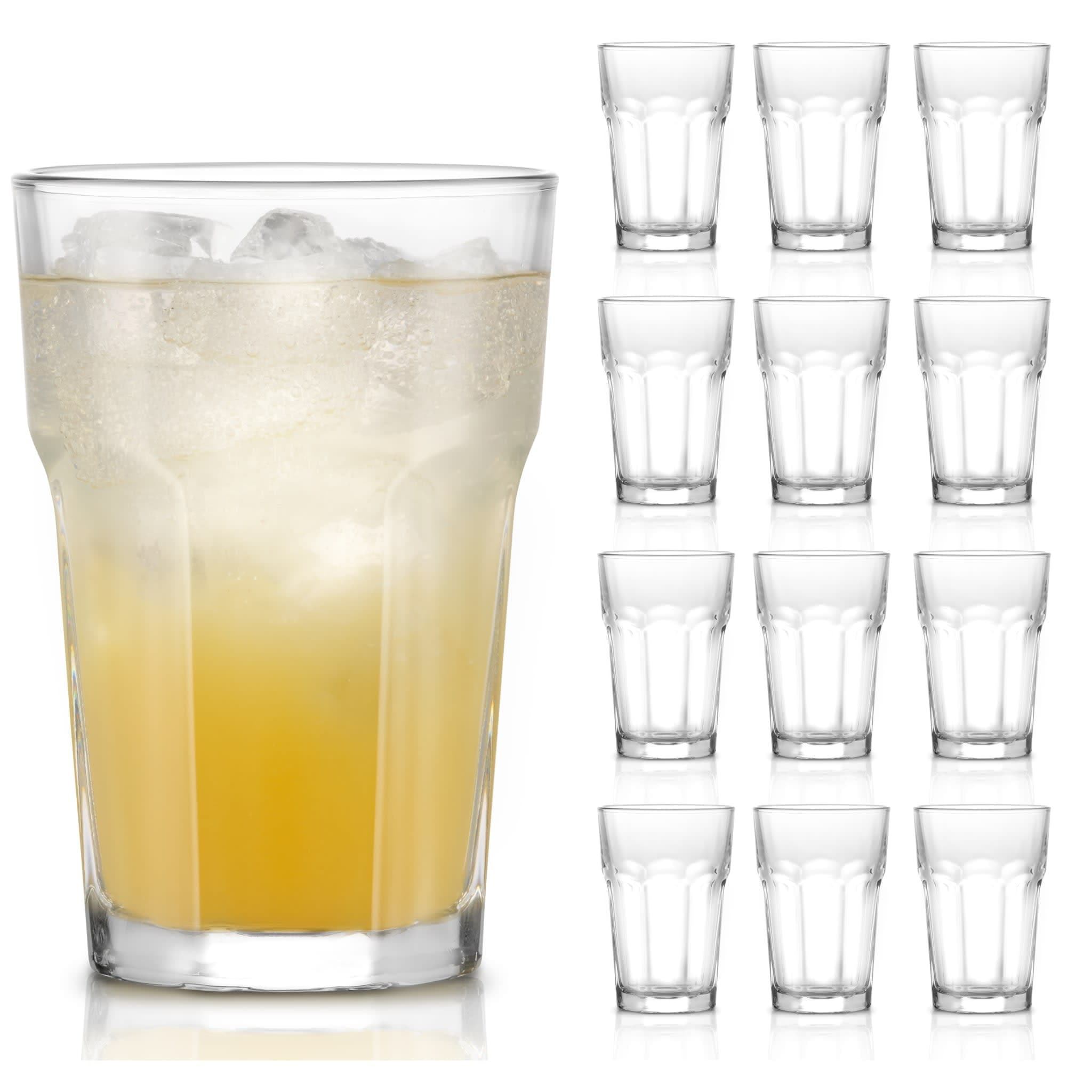 Libbey Gibraltar DuraTuff Juice Glasses, 14-Ounce, Set of 12 - Set