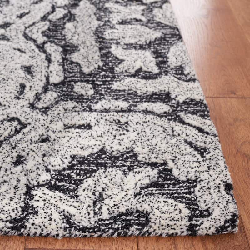 SAFAVIEH Handmade Metro Shafika Floral Wool Rug