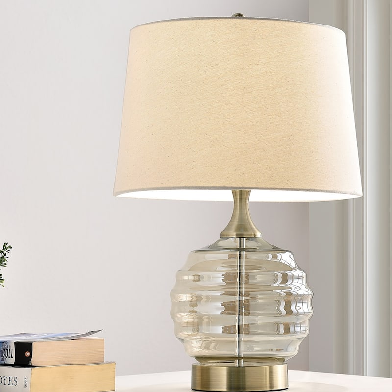 22.5" Tuscan Sun Glass Table Lamp