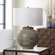 preview thumbnail 3 of 5, Uttermost Rock Of Ages Rust Brown Table Lamp - 19"W x 19"D x 26.5"H