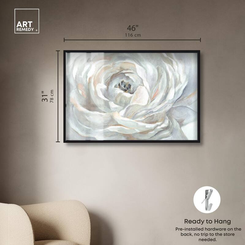 Powdery Peony Shadowbox by Art Remedy