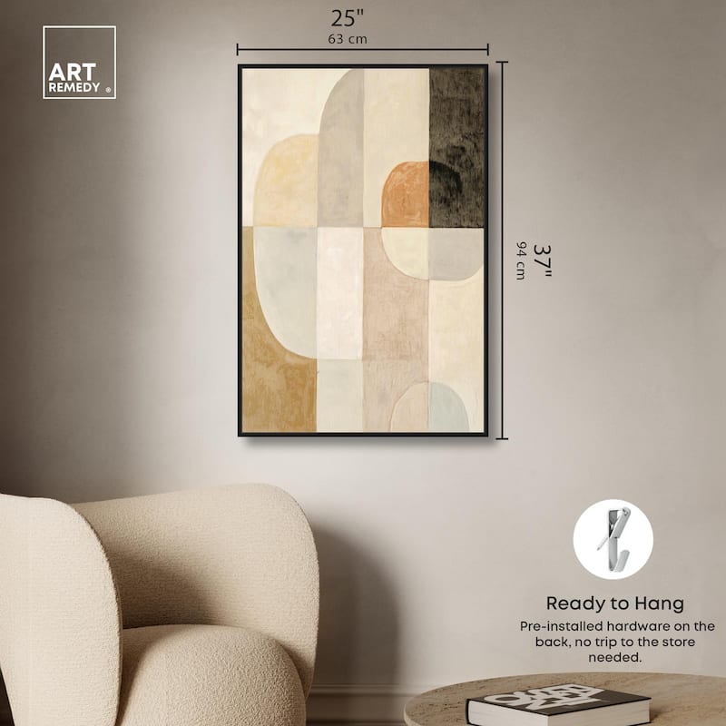 Overlapping Planes I Canvas by Art Remedy