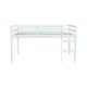 preview thumbnail 21 of 50, Solid Rubberwood Loft Bed Frame with Ladder, Guardrails and Underbed Storage Space - Low Height Design for Kids and Teens