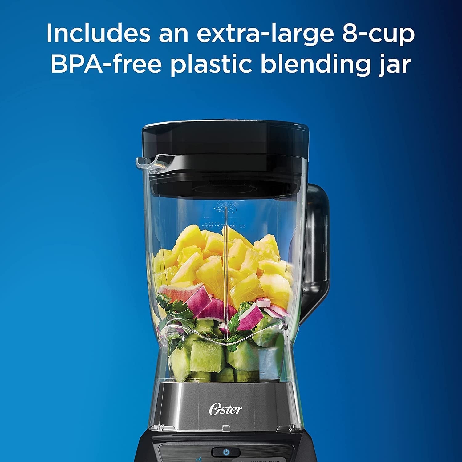 Oster Blender and Food Processor Combo with 3 Settings for Smoothies Shakes and Food Chopping Metallic Gray Bed Bath Beyond 37105658