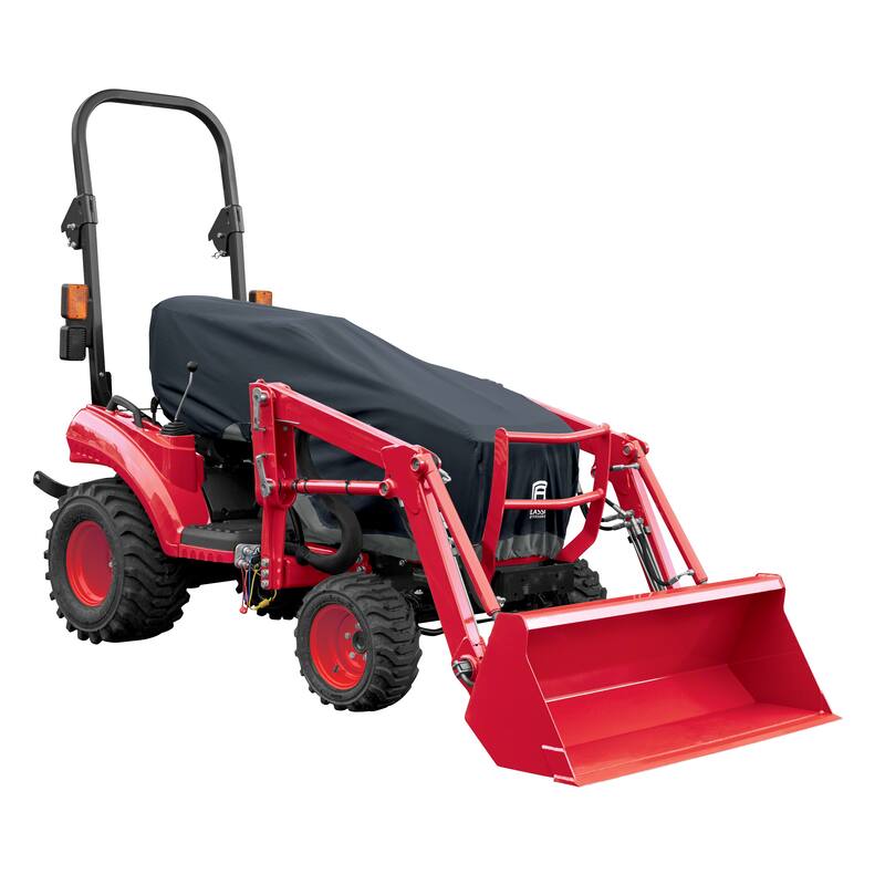 Classic Accessories StormPro RainProof Heavy-Duty Compact Utility Tractor Cover - Seatback to cowling front up to 79"L