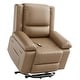 preview thumbnail 19 of 38, Leather Power Lift Recliner with Heat & Massage, Pockets for Elderly