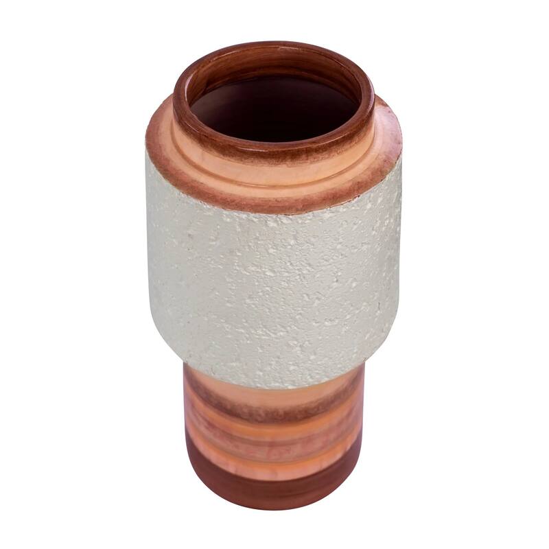 Tilde Handmade Ceramic Vase - Orange Quartz