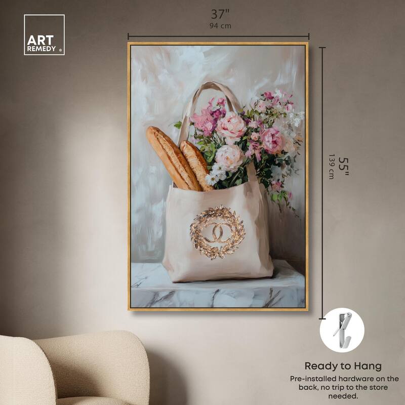 Chic Carryall I Canvas by Art Remedy