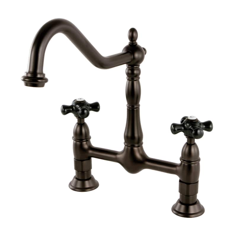 Kingston Brass Duchess 1.8 GPM Bridge Kitchen Faucet - Oil Rubbed Bronze