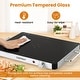 preview thumbnail 7 of 11, Costway 1/2/3/4PCS 16" x 12" Electric Warming Tray Tempered Glass Food