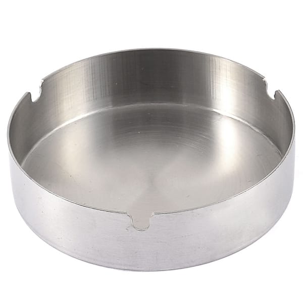 cigarette holder ashtray Restaurant Metal Three Groove Design Cigarette Holder Case Ashtray 12cm Dia