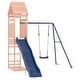 preview thumbnail 13 of 18, vidaXL Swing Set Outdoor Backyard Wooden Playground Equipment for Kids Age 3-8
