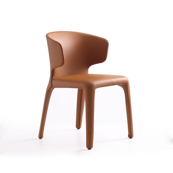 Leather wrapped outlet dining chairs