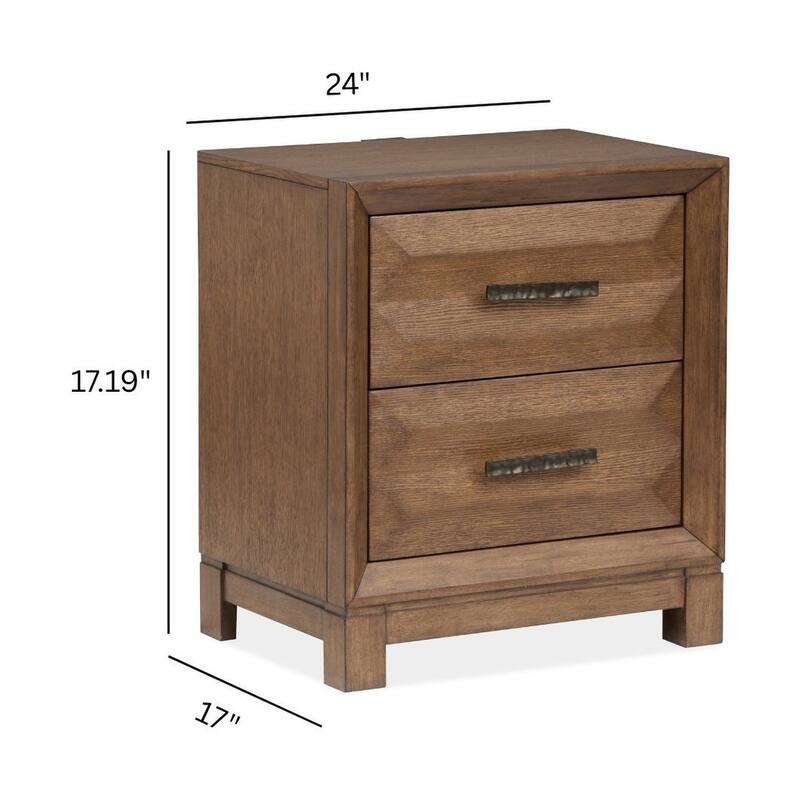 Magnussen Home Callisto Bourbon Brown Drawer Nightstand